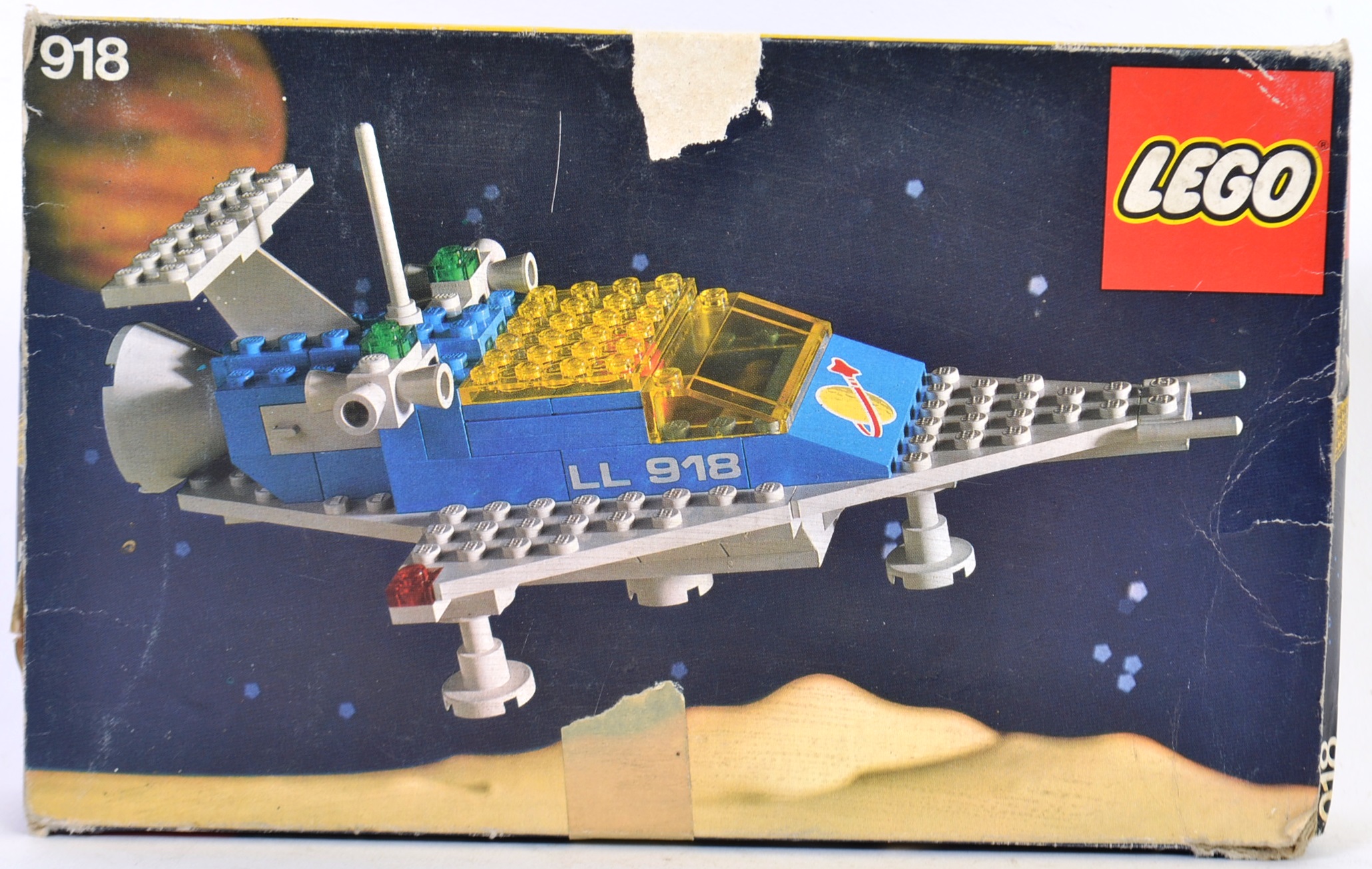 LEGO SPACE; An original 1980's Lego Land SPACE boxed set 918 One Man Spaceship.