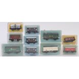 PICO N GAUGE; A collection of 7x N Gauge Pico railway trainset wagons / carriages,