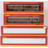 HORNBY; A collection of 4x Hornby 00 Gauge boxed railway trainset carriages - R4172A, R4173,