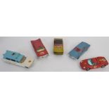 CORGI; A collection of 5x vintage loose Corgi diecast models; Superior Ambulance,