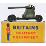 BRITAINS; An original vintage Britains Military Equipment Anti-Aircraft Gun.