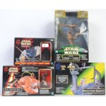 STAR WARS: A collection of 4x Hasbro / Kenner Star Wars playsets,