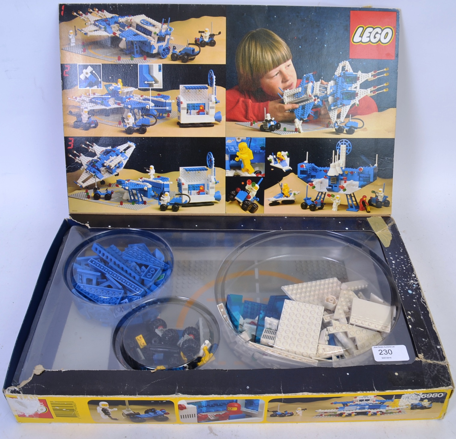 LEGO SPACE; An original 1980's Lego Land SPACE boxed set 6980 ' Space Commander . - Image 2 of 3