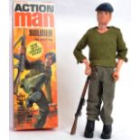 ACTION MAN: An original vintage Action Man Palitoy c1964 ' Soldier ' action figure ' With Gripping