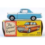 CORGI: An original vintage Corgi Toys 231 Triumph Herald Coupe diecast model,