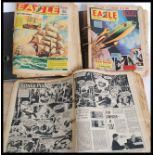 A collection of Eagle comics dating from