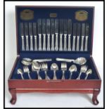 A good quality Viners canteen of cutlery complete and in the original presentation canteen on