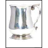 A good hallmarked silver tankard,