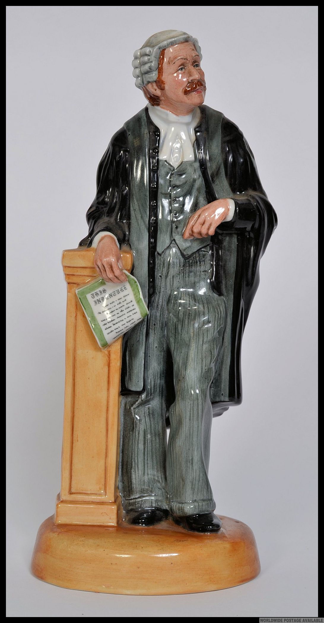 A Royal Doulton figurine entitled '  The Lawyer ' Model No HN3041 being stamped to the base and