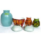 A collection of retro and vintage Poole pottery dating from the earlier part of the 20th century