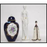 A collection of Hungarian ceramics to include Hollohaza,