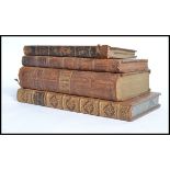 ANTIQUARIAN BOOKS; A collection of 4x 18th / very early 19th century antiquarian books;