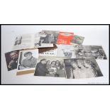 A collection of vintage theatre programmes and photographs many signed to include Angela Landsbury,