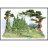 A much sort after Faerie Glen ceramic painted woodland display diorama,