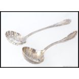 A silver 19th century hall marked decorative Silver Castor Sugar Spoon,