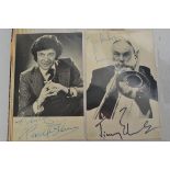 AUTOGRAPHS: An album of vintage autographs and signed photographs of TV / Film / Music celebrities