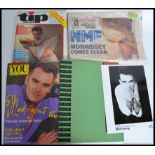 The Smiths / Morrissey - A collection of items pertaining to Morrissey of the Smiths,