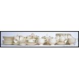 A Wedgwood Moss Rose part tea / dinner service to include cups, saucers, plates, bowls,