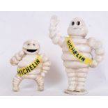 MONEY BOXES: Two reproduction Michelin Tyres advertising novelty money boxes,