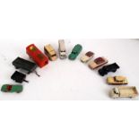 DINKY & CORGI: A collection of 12x assorted loose vintage diecast model Corgi / Dinky models - all