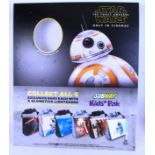 STAR WARS FORCE AWAKENS: An original The Force Awakens Subway Star Wars shop advertising