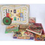 EDWARDIAN GAMES: A collection of Edwardian and similar aged toys and games to include a Peter Pan