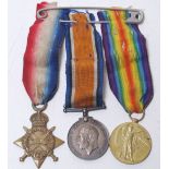 Corporal A Armstrong 113224, R.E Royal Engineers. WWI First World War medal trio.