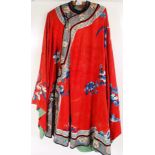 STANSFIELD-BROUN SILK GOWN: An original believed Edwardian silk kimono / gown.