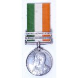 MEDAL: A Victorian South Africa campaign medal, with South Africa 1901 & 1902 bars.