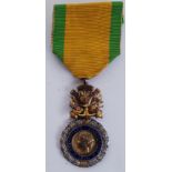 Médaille militaire; Third highest award of the French republic.