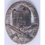 A Third Reich / Nazi Party era WWII Close Combat award badge.