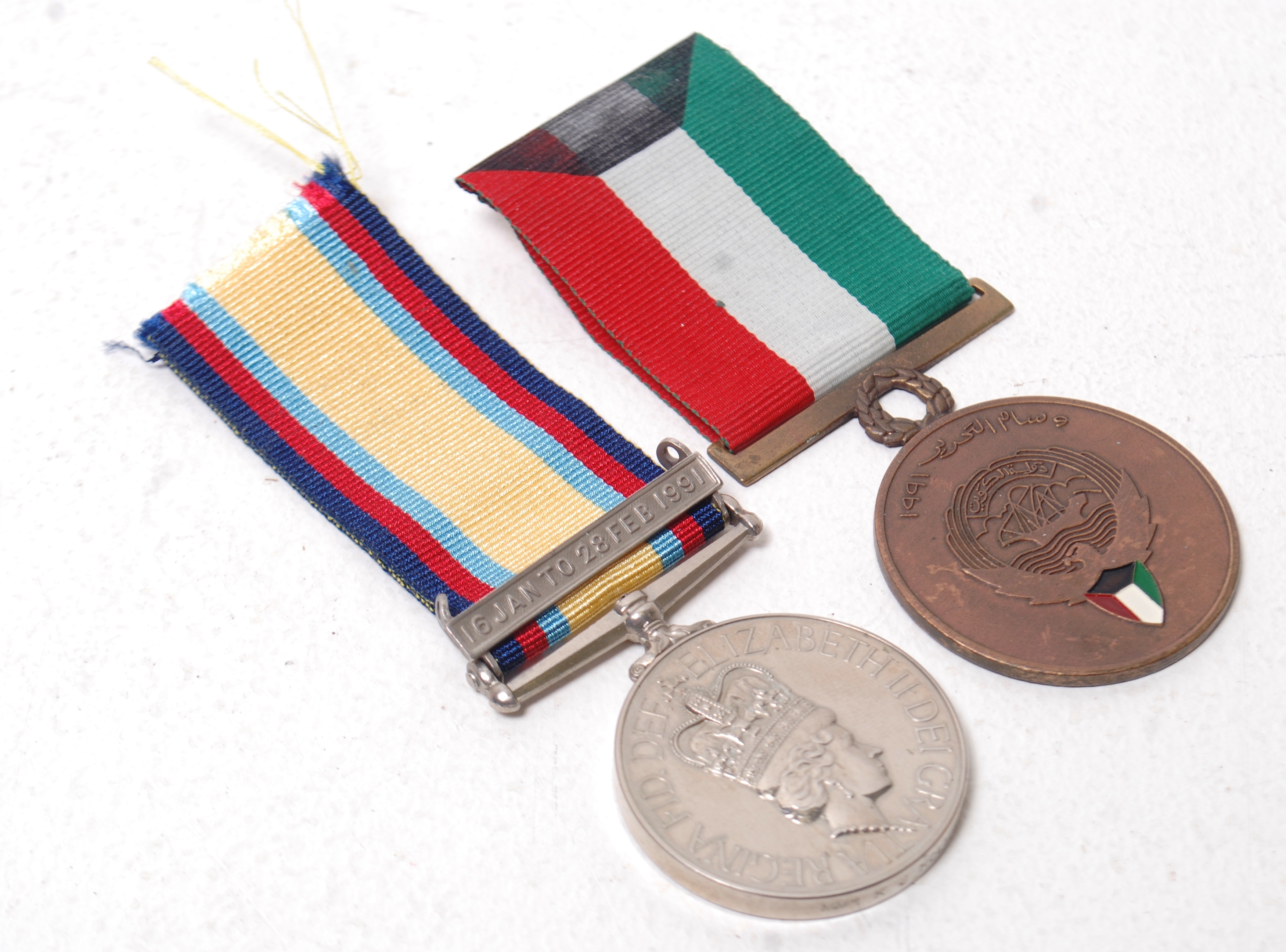 GULF WAR MEDAL GROUP: MM1 KJ Holmes RFA. Gulf War Medal 1990 - 1991. - Image 8 of 8