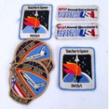 PATCHES; A collection of 6x embroidered Space related patches - Kennedy Space Centre,