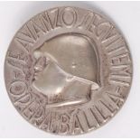 A WWII Second World War era Italian Fascist Mussolini badge.