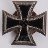 FIRST CLASS IRON CROSS: An original Second World War Iron Cross, first class medal.