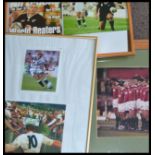 A framed and glazed British Lions tour p