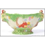 A Royal Wintons Grimwades flower bowl having with decorative forest and fairy scene with frog to