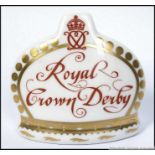 A pair of Royal Crown Derby Collectors G