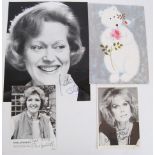 SITCOM: 4x signed photographs of British