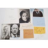 AUTOGRAPHS: A collection of 10x assorted