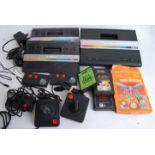 ATARI: An Atari 7800 console and two Ata