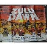 ZULU DAWN: An original cinema advertising film poster for " Zulu Dawn ".
