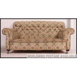 A stunning Victorian / Edwardian Chesterfield style button back sofa,
