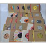 A collection of 45rpm vinyl singles dating from the 1970's onwards to include artists such as
