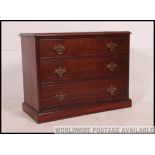 A 19th century faux fronted chest of drawers / cabinet.