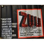 ZULU: An original cinema advertising film poster for " Zulu ".