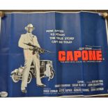 CAPONE: An original cinema film quad advertising poster for Capone.