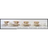 A Royal Albert ' Lady Hamilton ' part tea service consisting of four trio's along with a part