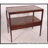 A 19th century mahogany two tier buffet side table.