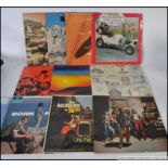 A collection of vinyl 12" album records to include Led Zepplin 'House of The Holy ' (Uk First Press